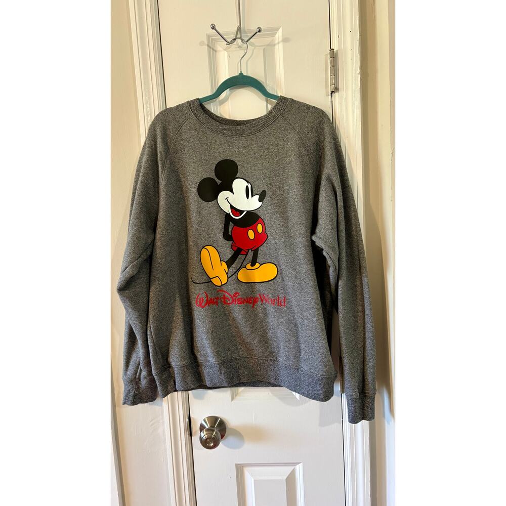 Walt Disney World Classic Mickey Gray Pullover Sweatshirt